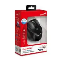 Genius безжина безшумна мишка Wireless Silent Mouse Ergo 9000S - Silent, Bluetooth, 2.4G, Black