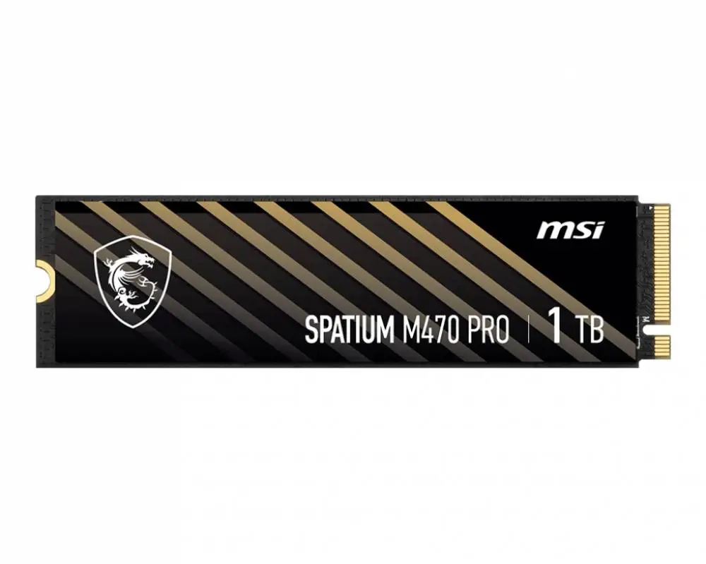Диск SSD MSI SPATIUM M470 PRO 1TB M.2 2280 NVMe PCIe Gen4x4 - S78-440L0J0-P83