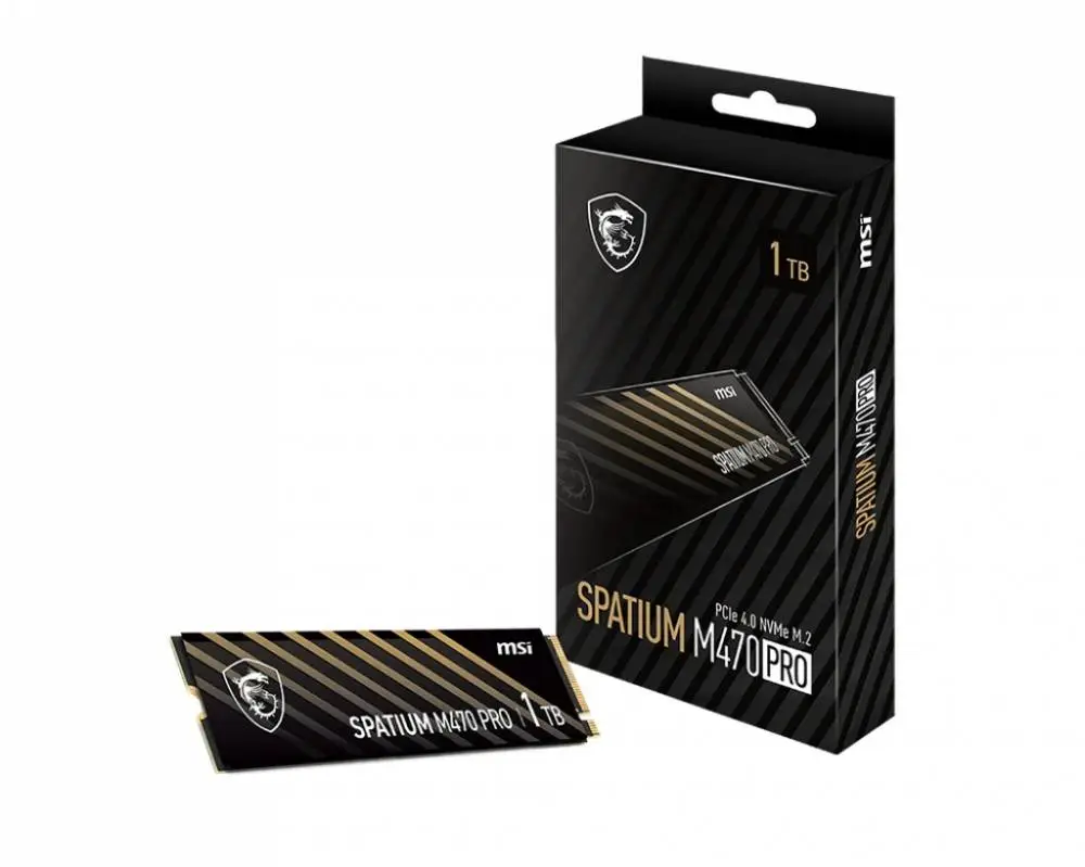Диск SSD MSI SPATIUM M470 PRO 1TB M.2 2280 NVMe PCIe Gen4x4 - S78-440L0J0-P83