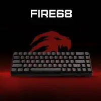 Геймърска механична клавиатура Madlions FIRE 68 RGB - 8K, Gateron Dual-Rail Magnetic Switches [Linear], R