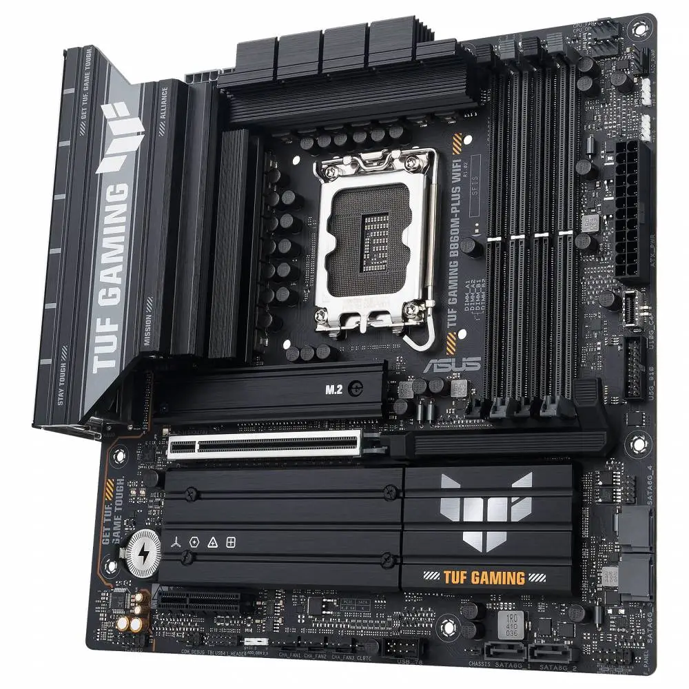 Дънна платка ASUS TUF GAMING B860M-PLUS WIFI LGA1851 - 90MB1JV0-M0EAY0