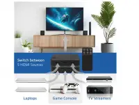 HDMI суич ACT AC7841, 5/1, 3D, 4K@60Hz, Черен