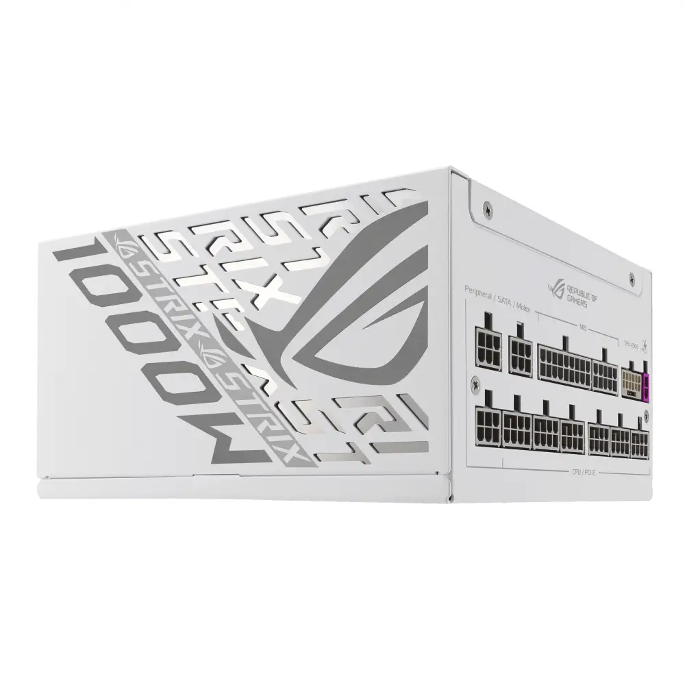 Захранване ASUS ROG STRIX 1000W White Edition 80 Plus Platinum, ATX 3.1,PCIe 5.1, Fully Modular