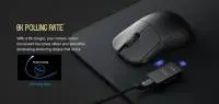 Геймърска мишка Lamzu INCA 8K - Wireless Gaming Mouse - White