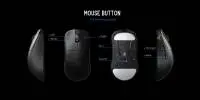 Геймърска мишка Lamzu INCA 8K - Wireless Gaming Mouse - White