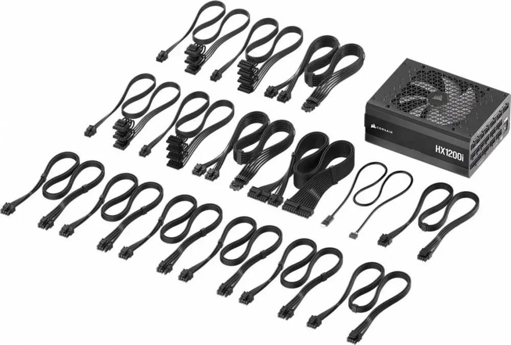 Захранване Corsair HX1200i (2025) 1200W 80 Plus Platinum ATX 3.1, PCIe 5.1 PSU - CP-9020307-EU