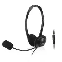 ACT Слушалки с микрофон, 3.5mm жак, 2м