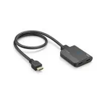 HAMA Сплитер 4K HDMI мъжко - 2 x HDMI женско, черен