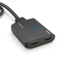 HAMA Сплитер 4K HDMI мъжко - 2 x HDMI женско, черен