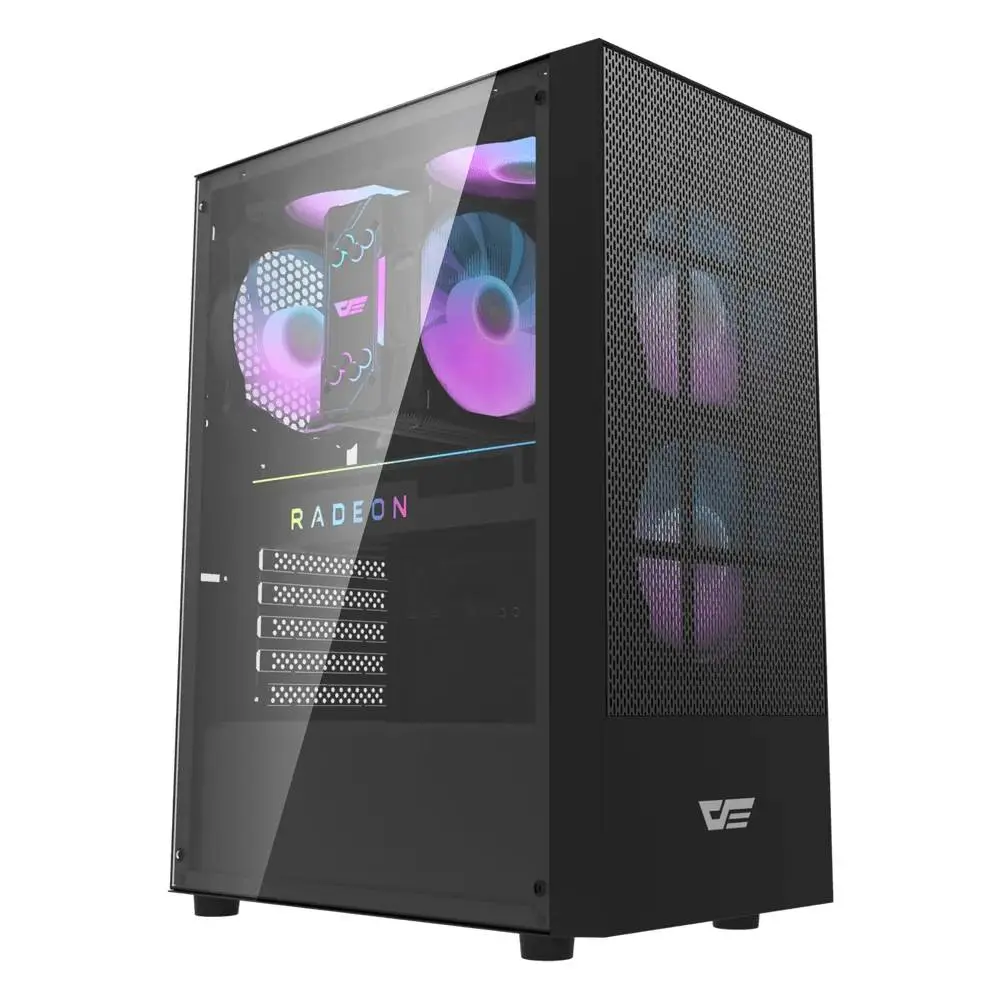 Кутия Darkflash A290 Black Case ATX 3 x 120 mm RGB fans included