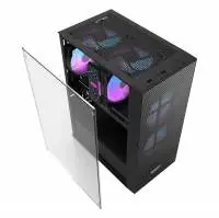 Кутия Darkflash A290 Black Case ATX 3 x 120 mm RGB fans included