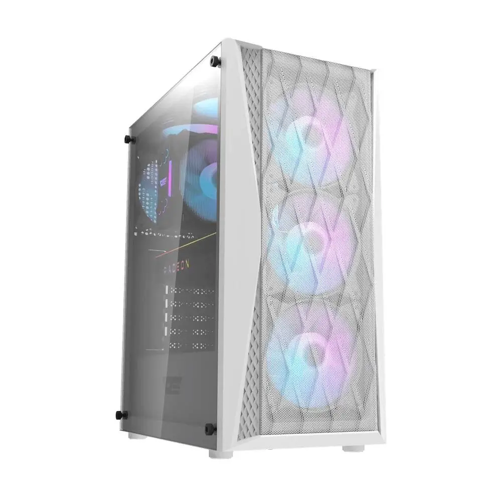 Кутия Darkflash DK352 White Case ATX 4 fans included