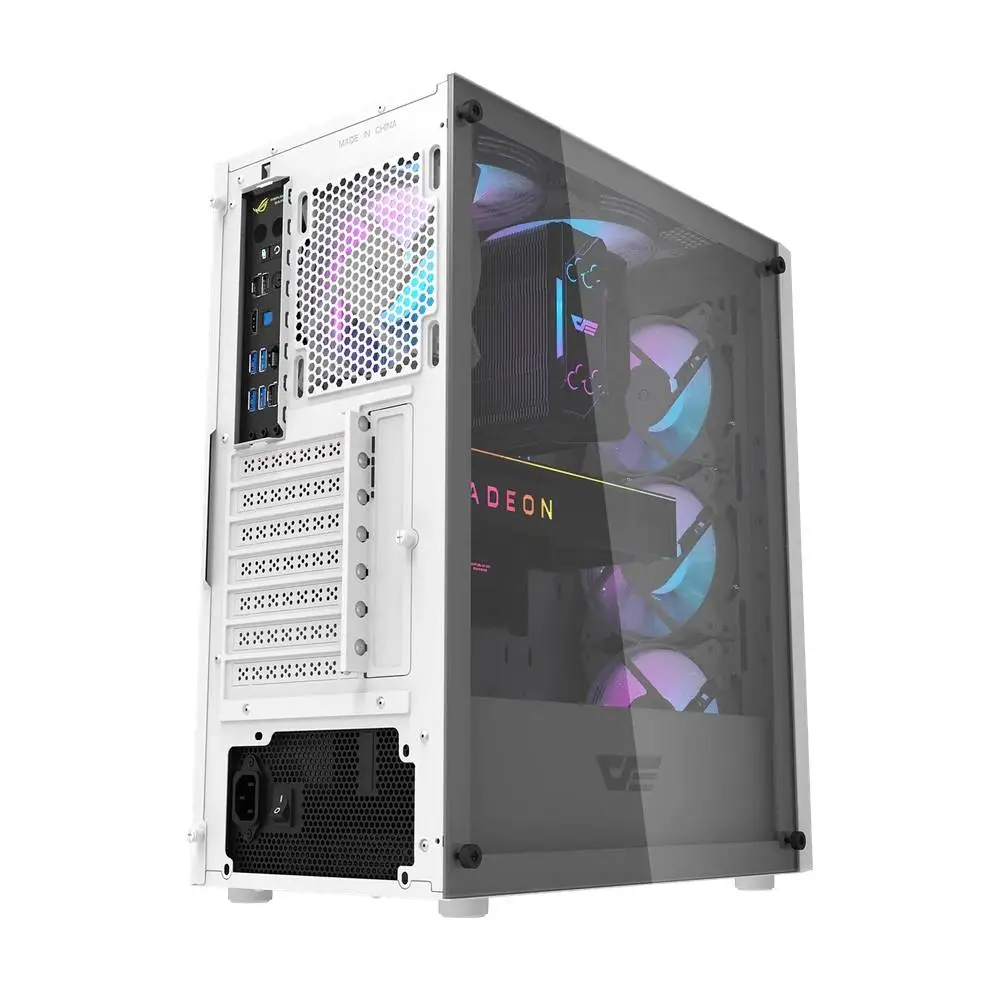 Кутия Darkflash DK352 White Case ATX 4 fans included