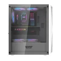 Кутия Darkflash DK352 White Case ATX 4 fans included