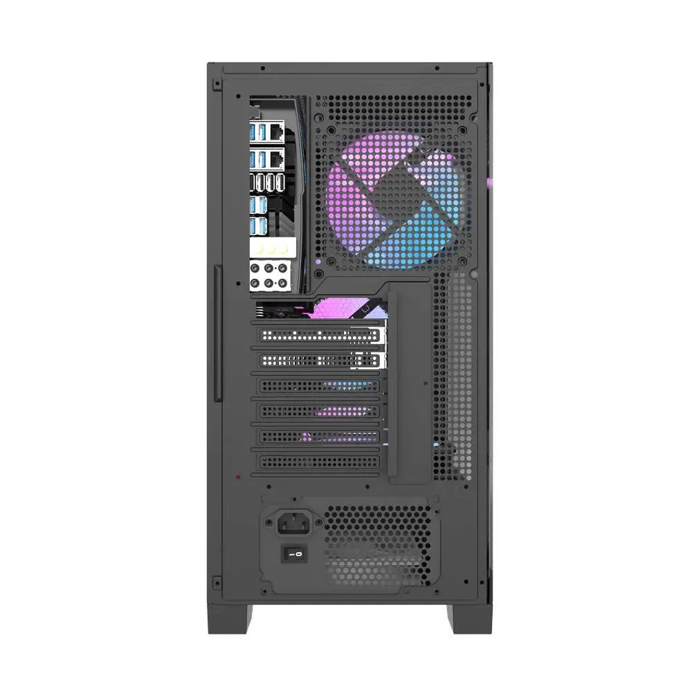 Кутия Darkflash DRX70 Mesh Black Case ATX Addressable RGB 4 fans USB-C