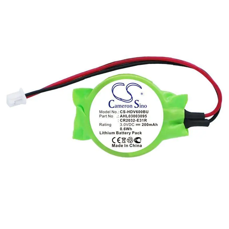 Батерия CMOS Backup CR2032 CS-HDV600BU за лаптопи HP, Lenovo 3V 200mAh литиева Cameron Sino
