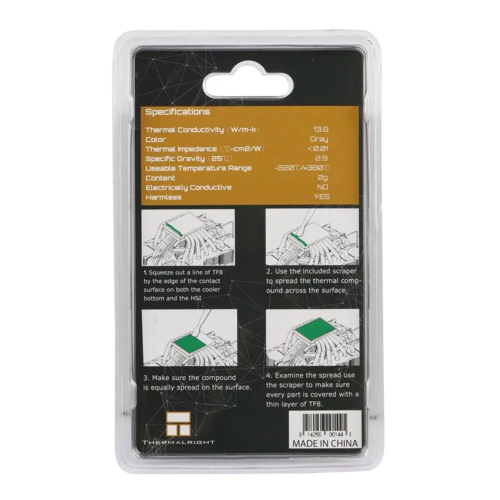 Термо паста Thermalright TF8 Thermal compound 2g 