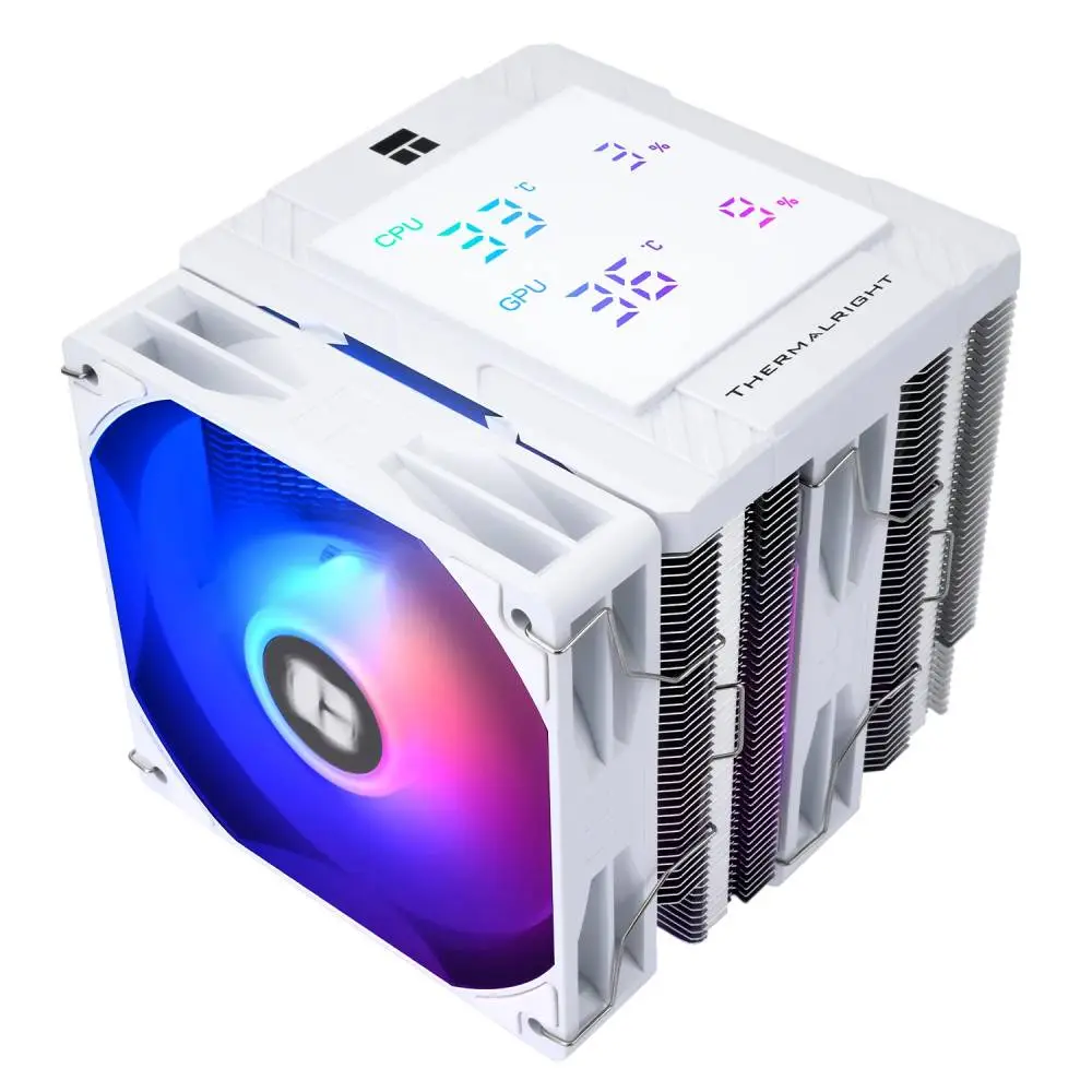 Охладител за процесор Thermalright Peerless Assassin 120 Digital A-RGB White Dual-Tower CPU Cooler