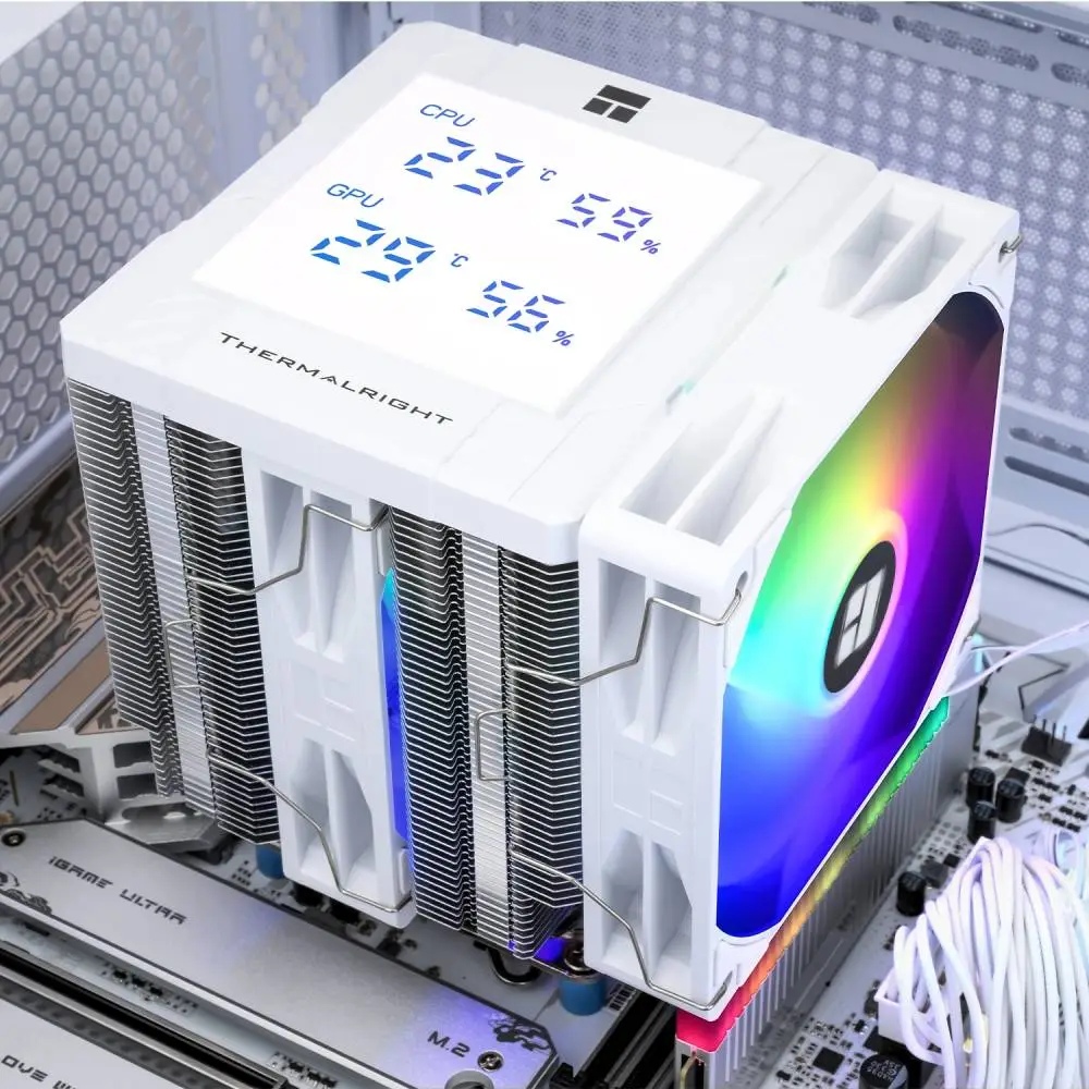Охладител за процесор Thermalright Peerless Assassin 120 Digital A-RGB White Dual-Tower CPU Cooler