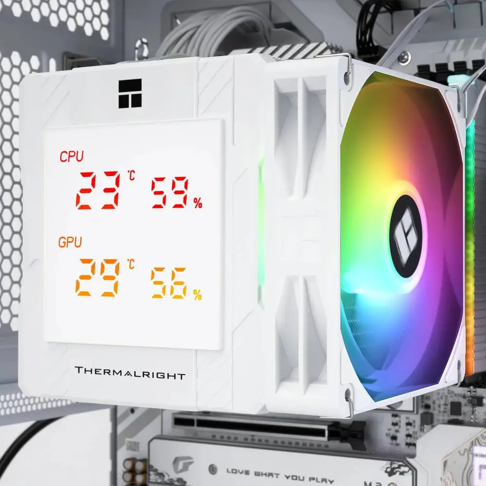Охладител за процесор Thermalright Peerless Assassin 120 Digital A-RGB White Dual-Tower CPU Cooler