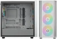 Кутия CoolerMaster MasterBox 600 White ARGB