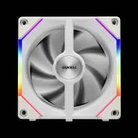 Вентилатори Gamdias AEOLUS P2-1203 White Fan Pack 3x120mm, Swappable Fan Blades (Reverse Fan Blades Included), Daisy-Chain, Infinity Mirror АRGB