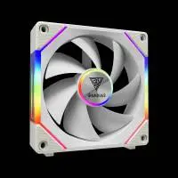 Вентилатори Gamdias AEOLUS P2-1203 White Fan Pack 3x120mm, Swappable Fan Blades (Reverse Fan Blades Included), Daisy-Chain, Infinity Mirror АRGB