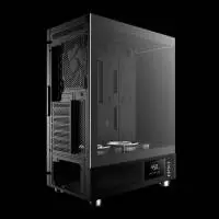 Кутия Gamdias ATLAS E1 Case ATX 3 x 120 mm A-RGB, Digital Display, Tempered Glass