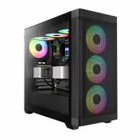 Кутия Gamdias ATHENA M3 Black Case E-ATX USB-C 4 x 120 mm A-RGB Mesh Tempered Glass