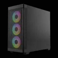 Кутия Gamdias ATHENA M3 Black Case E-ATX USB-C 4 x 120 mm A-RGB Mesh Tempered Glass