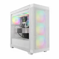 Кутия Gamdias ATHENA M3 White Case E-ATX USB-C 4 x 120 mm A-RGB Mesh Tempered Glass