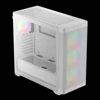 Кутия Gamdias ATHENA M3 White Case E-ATX USB-C 4 x 120 mm A-RGB Mesh Tempered Glass