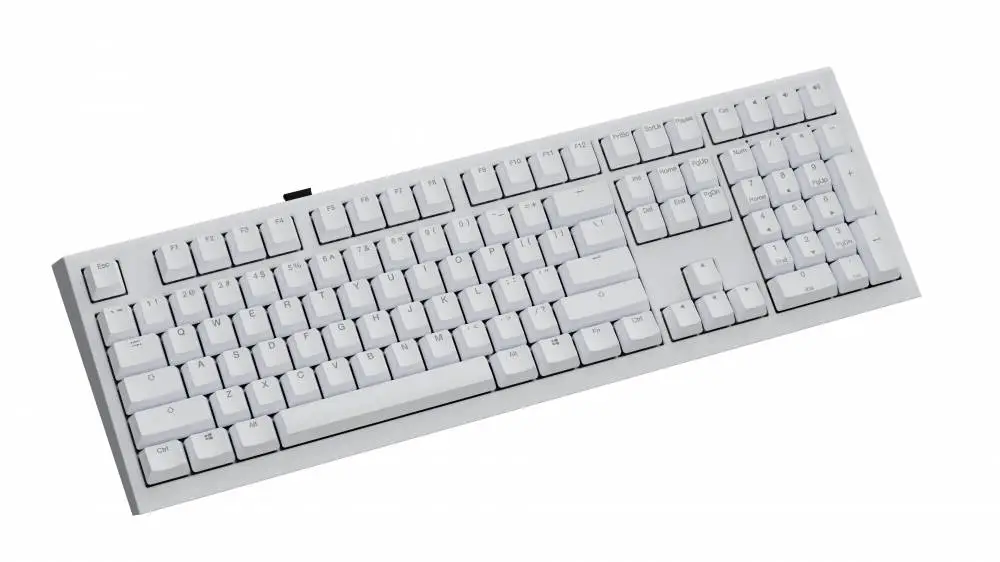 Геймърска механична клавиатура Ducky One X Wireless White - Ducky AI Switches [Linear], Bluetooth, 2.4