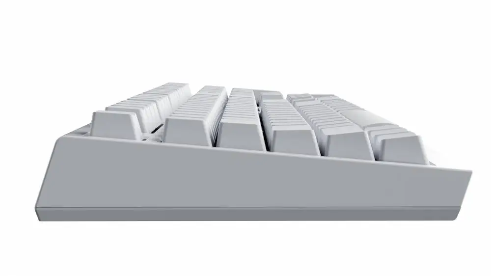 Геймърска механична клавиатура Ducky One X Wireless White - Ducky AI Switches [Linear], Bluetooth, 2.4