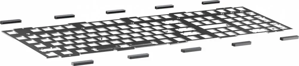 Геймърска механична клавиатура Ducky One X Wireless White - Ducky AI Switches [Linear], Bluetooth, 2.4