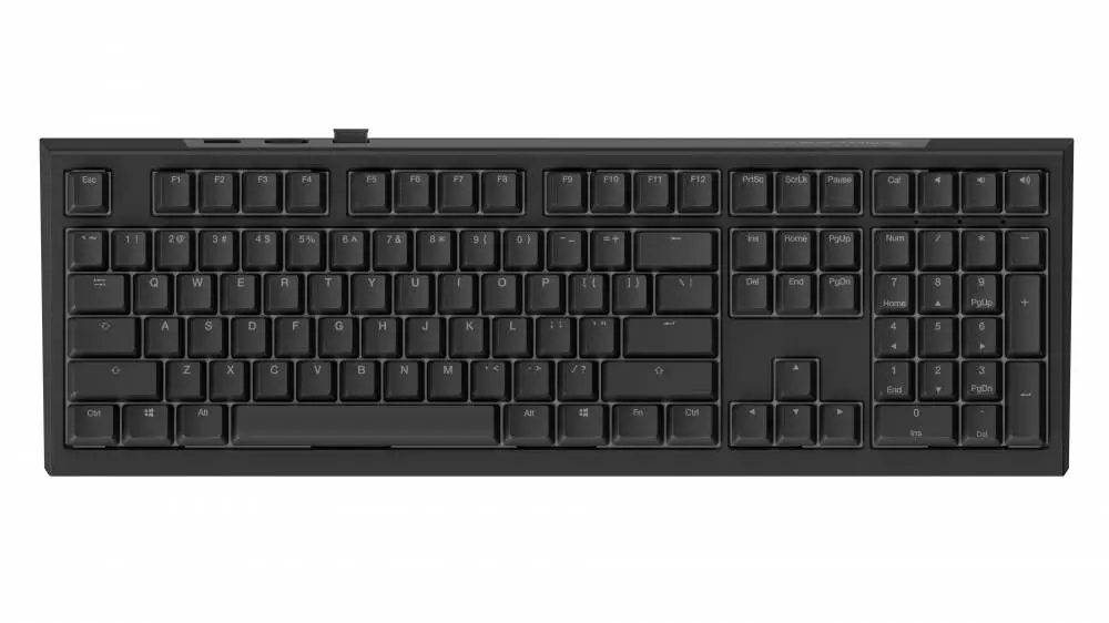 Геймърска механична клавиатура Ducky One X Wireless Black - Ducky AI Switches [Linear], Bluetooth, 2.4