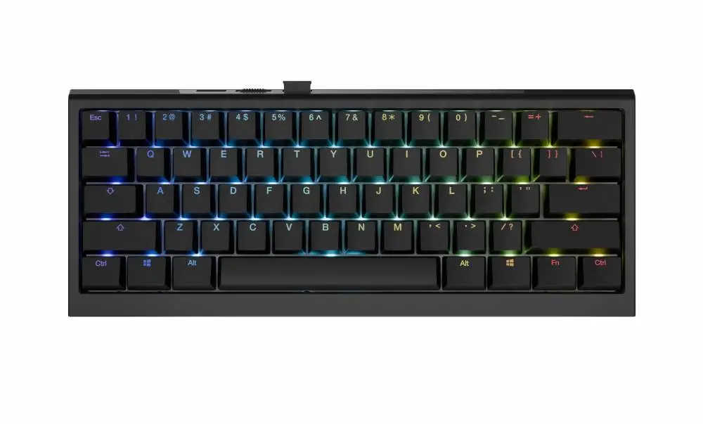 Геймърска механична клавиатура Ducky One X Mini Wireless Black - Ducky AI Switches [Linear], Bluetooth