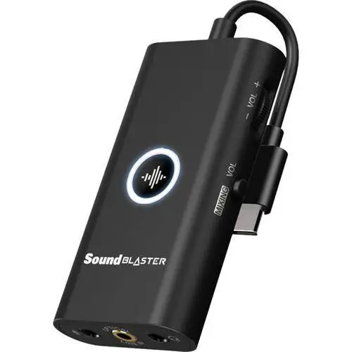 Creative Sound Blaster G3 портативен външен USB-C DAC (Digital-to-Analog Converter)