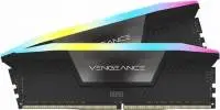 Памет Corsair Vengeance RGB 32GB (2x16GB) DDR5 6400MHz CL36 EXPO/XMP- CMK64GX5M2B6400C32
