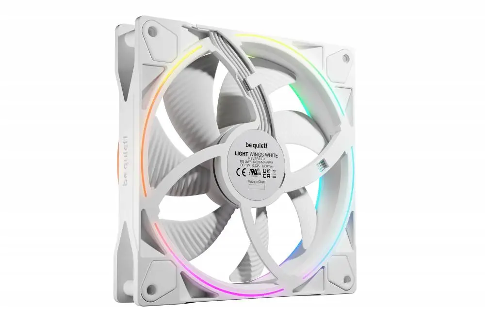 Вентилатор be quiet! LIGHT WINGS 140mm PWM Fan 140mm Reverse White