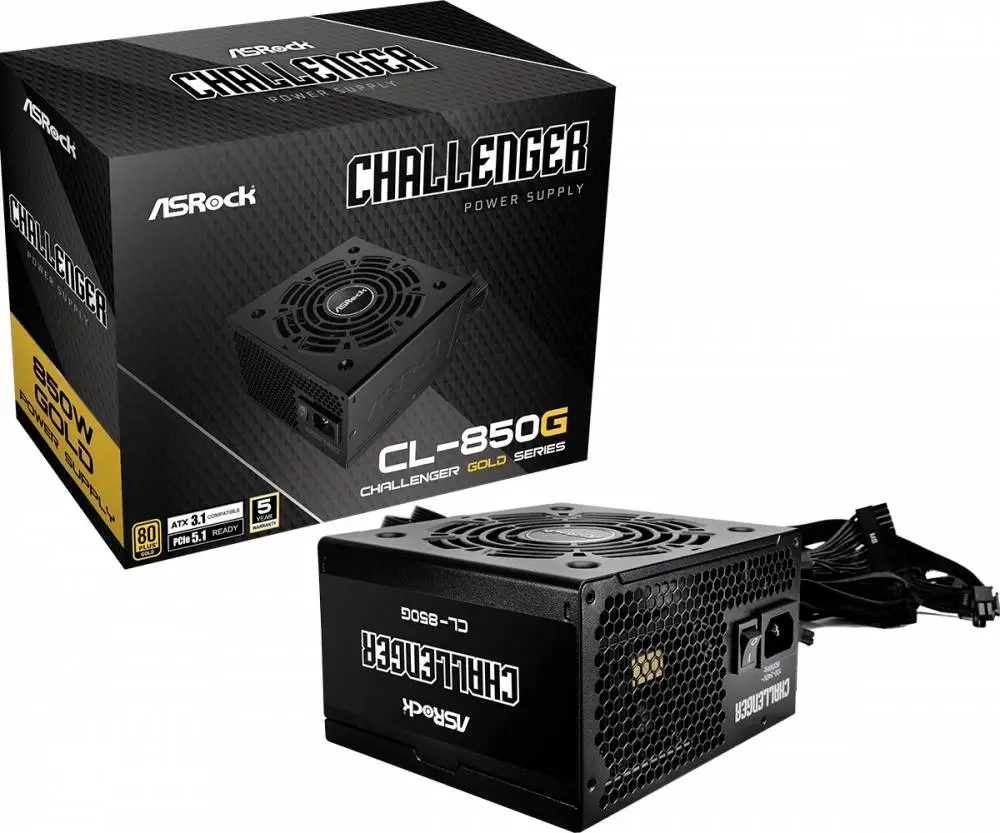 Захранване Asrock CL-850G 850W 80 Plus Gold ATX 3.1. PCIe 5.1 PSU