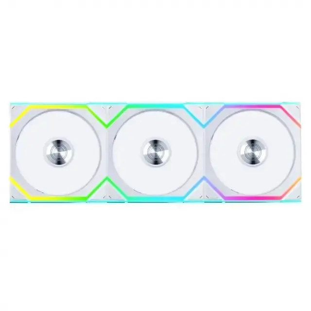 Вентилатори 3бр Lian Li UNI FAN SL Wireless ARGB PWM - 120 mm Бели + Контролер