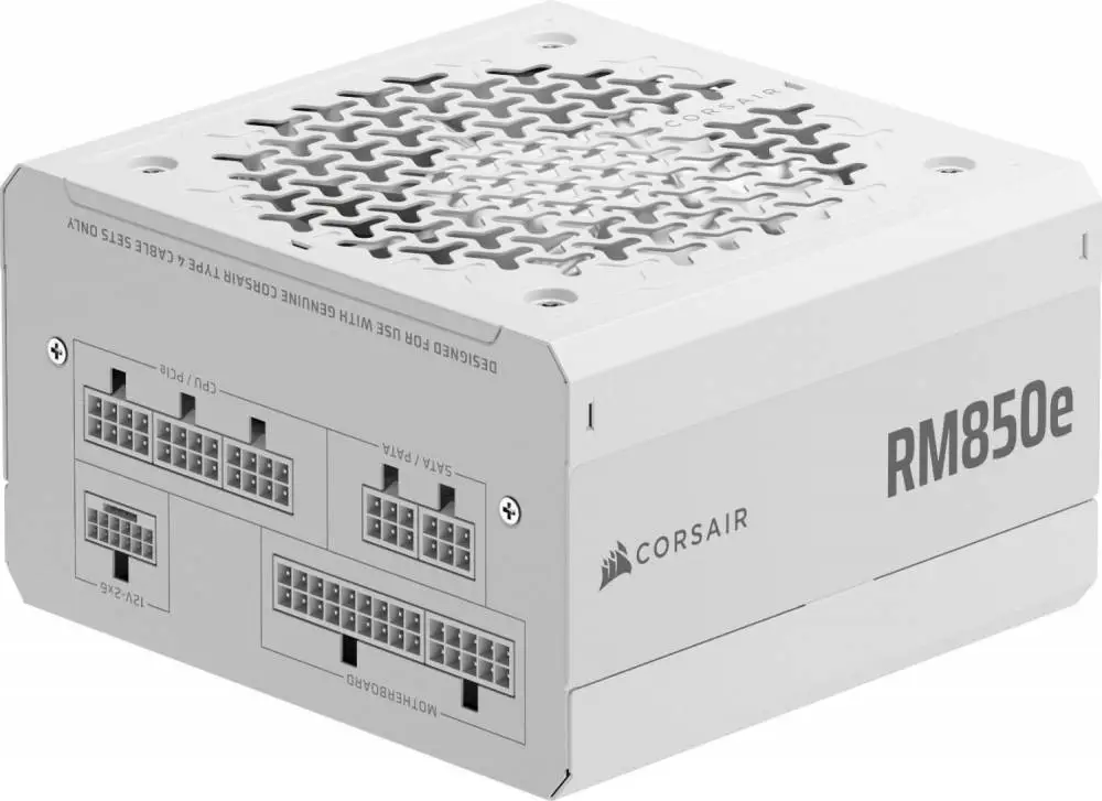 Захранване Corsair RMe 2025 RM850e White ATX 3.1, PCIe Gen 5.1 Fully Modular Low-Noise PSU - CP-9020293-EU