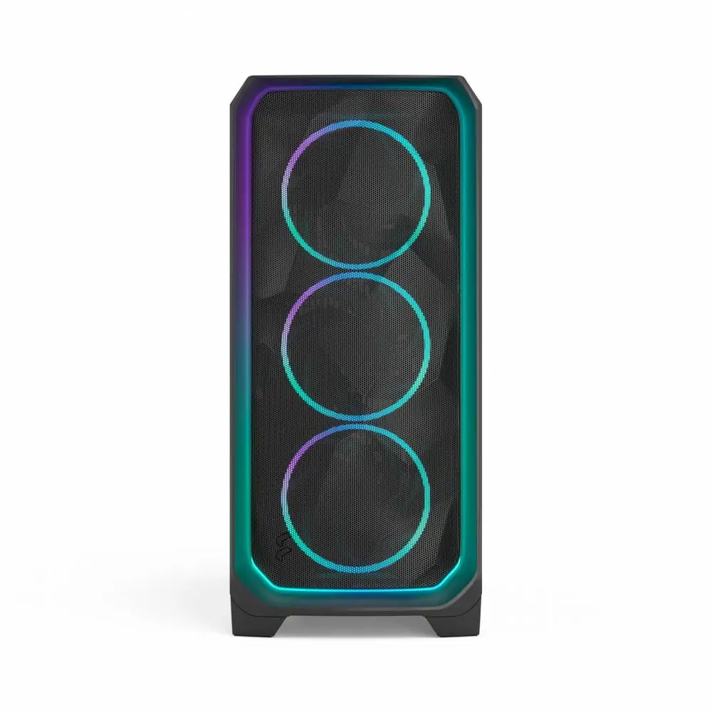 Кутия Fractal Meshify 3 Ambience Pro RGB Black TG Light Tint - FD-C-MES3A-03