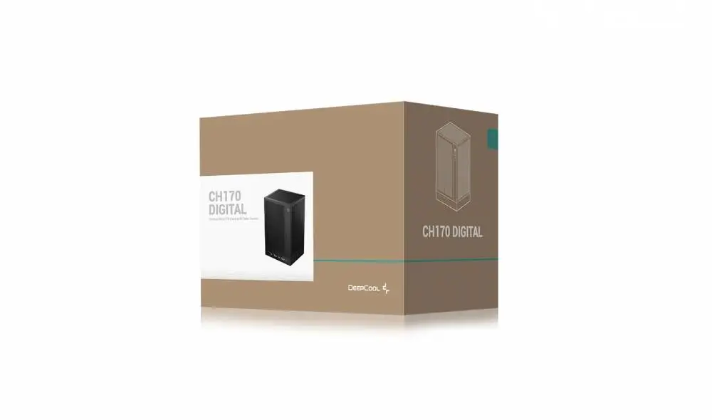 Кутия DeepCool CH170 DIGITAL Case mini-ITX