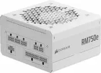 Захранване Corsair RM750e 2025 750W White 80 Plus Gold ATX 3.1, PCIe 5.1, Cybenetics Gold, Fully Modular PSU - CP-9020292-EU