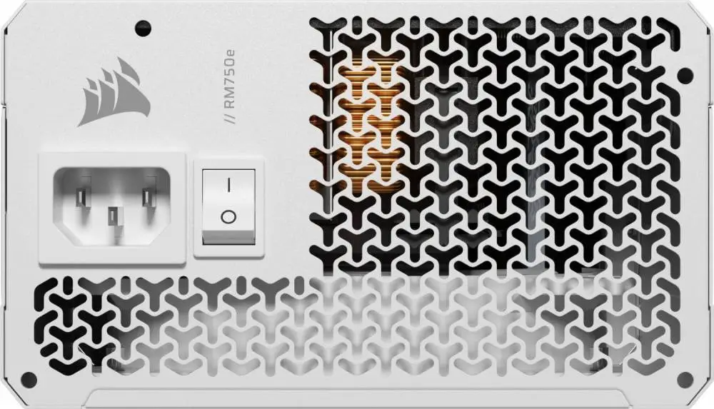 Захранване Corsair RM750e 2025 750W White 80 Plus Gold ATX 3.1, PCIe 5.1, Cybenetics Gold, Fully Modular PSU - CP-9020292-EU