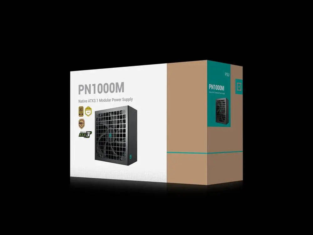 Захранване DeepCool PN1000-M 1000W 80 Plus Gold PSU ATX 3.1 Full Modular 