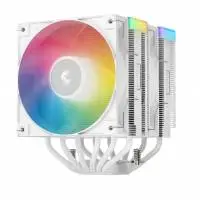 Охладител за процесор DeepCool AG620 WH ARGB V2 Dual-Tower CPU Cooler 
