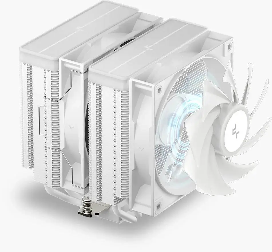 Охладител за процесор DeepCool AG620 WH ARGB V2 Dual-Tower CPU Cooler 